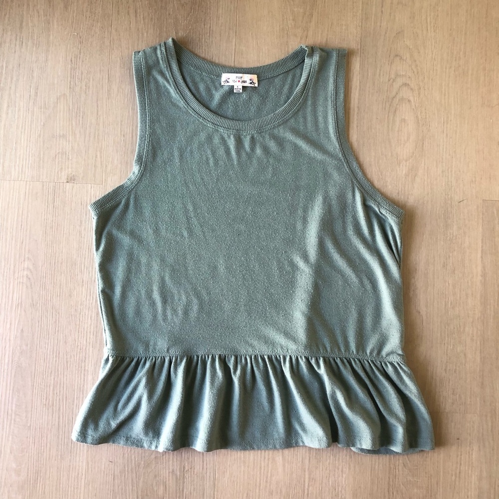 Woman’s Flared Sage Top